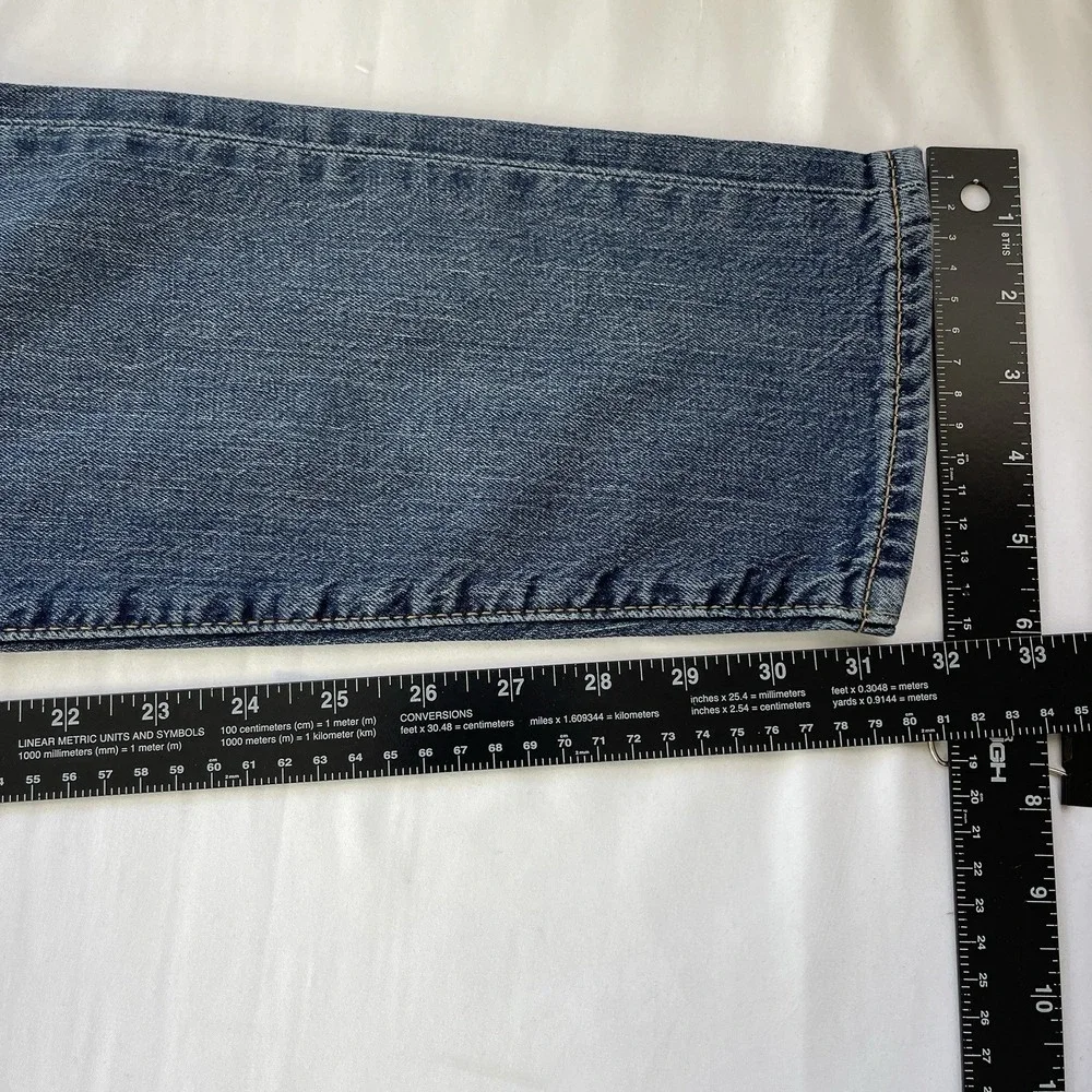 Levis Jeans Mens 30x32 Blue 512 Slim Taper Premium Medium Wash Denim Preppy